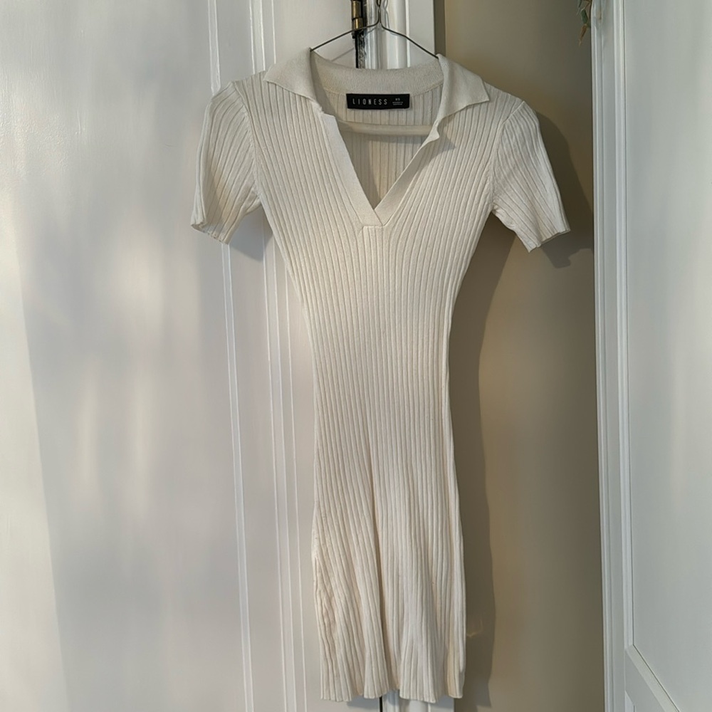 Lioness knit mini dress